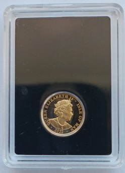Moedas de ouro modernas (2021-2022) Moeda de ouro noble da Ilha de Man