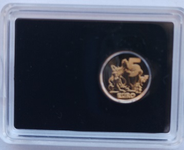 Moedas de ouro modernas (2021-2022) Moeda de ouro 5€ – Asterix , Obelix e Idéfix