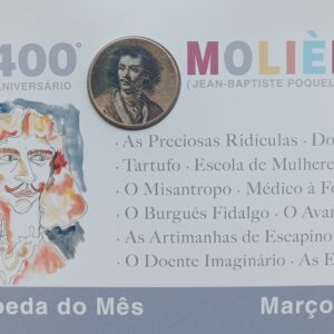 2022 - A moeda do mês - Março 2022 - Molière