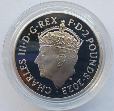2023 – Moeda 2£ – The Coronation of his Majesty King Charles III