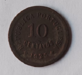Moeda de 10 centavos de 1925
