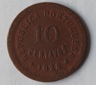 Moeda de 10 centavos de 1926
