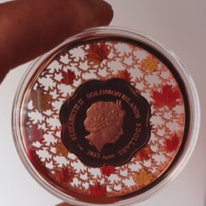 Moeda de 5 dollars do Canadá - 35 anos do Maple Leaf