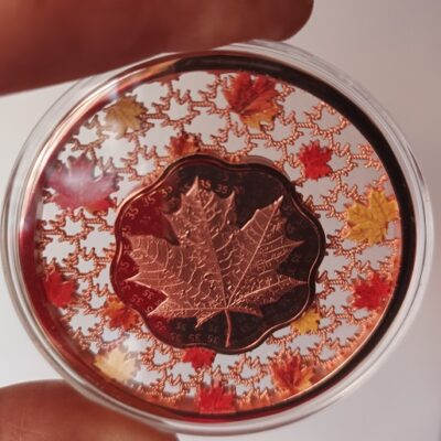 Moeda de 5 dollars do Canadá – 35 anos do Maple Leaf