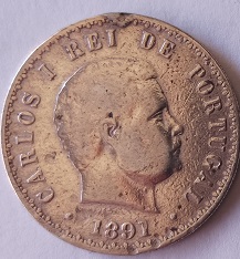 Moeda de 500 réis de 1891