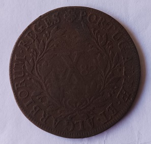 Moeda de X réis de 1782