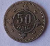 Moeda 50 Réis de 1900