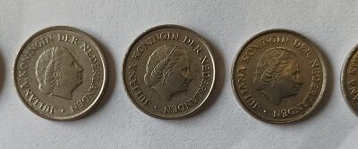 Moedas de 25 cent dos Países Baixos