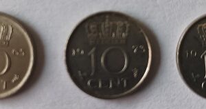 Moedas de 10 cent dos Países Baixos