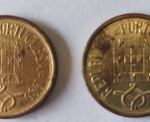 Moedas de 10 escudos de 1986 e 1987