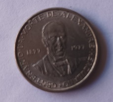 Moeda 2$50 de 1977 Centenário da morte de Alexandre Herculano