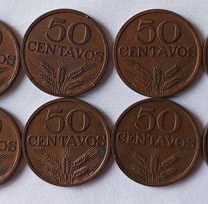 Moedas 50 centavos de 1969 a 1979 Portugal