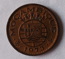 Moeda de 50 centavos 1973 Moçambique