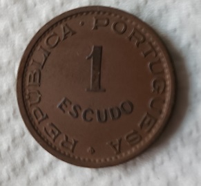 Moeda de 1$00 Angola 1963