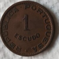 Moeda 1$00 Angola de 1973 - Image 2