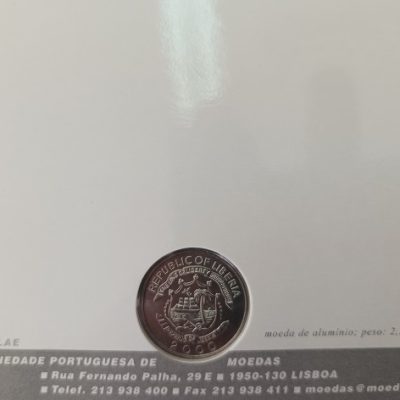 Moeda do mês – Fevereiro 2024 – Moeda 5c Libéria – Ano Chinês do Dragão