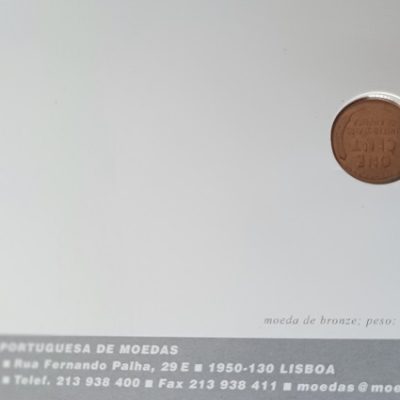 Moeda do mês – Junho – 1 cent 1944 EUA – Desembarque das forças aliadas