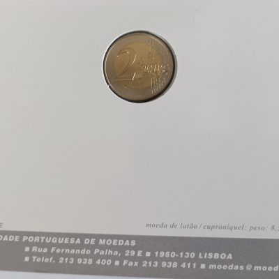 Moeda do mês – Agosto 2024 – Moeda 2€ Equipa olímpica Portugal 2024-Provas olímpicas Paris 2024