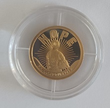 Gold Commemorative coin - "Hope" 2026 - Fifty Pence 2026 - Gibralter