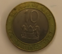 10 Xelins do Quénia